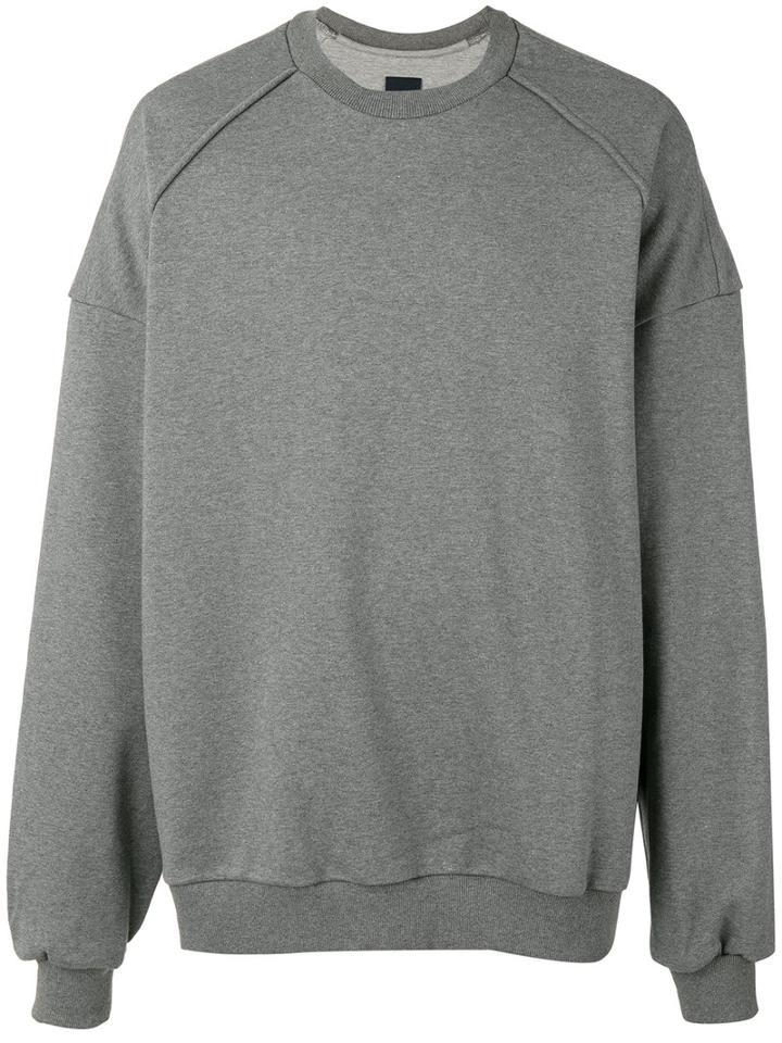 Juun.j - Oversized Sweatshirt - Men - Cotton - S, Grey, Cotton