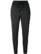 Markus Lupfer Lurex Effect Joggers - Black