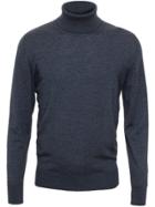 Browns Roll Neck Sweater - Grey