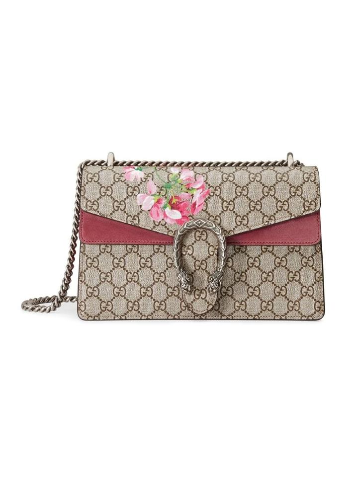 Gucci Dionysus Blooms Print Shoulder Bag - Neutrals