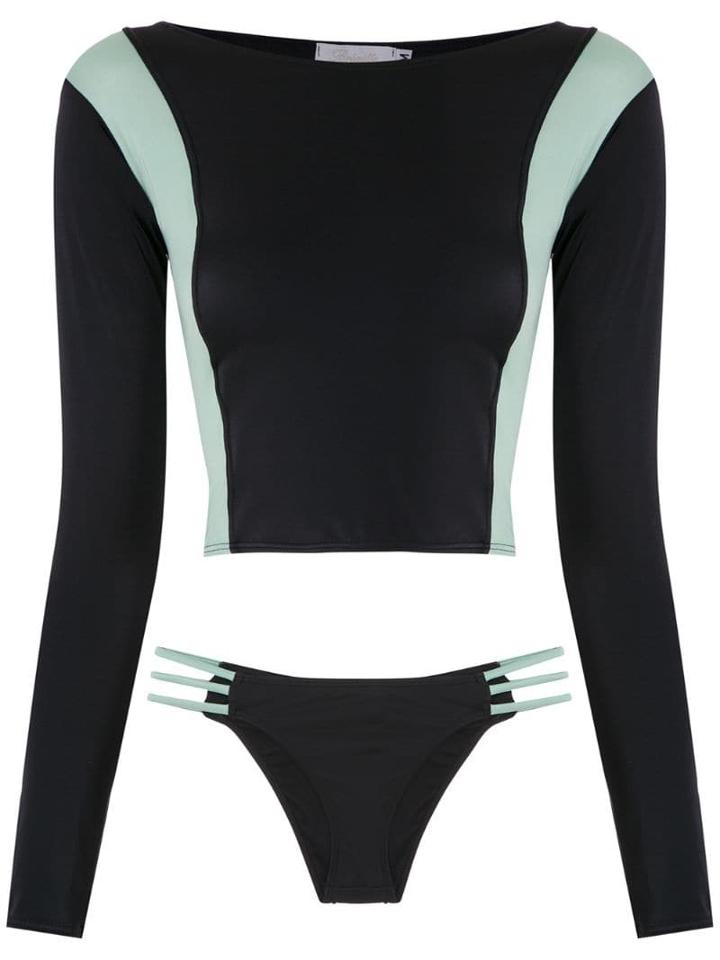 Brigitte Brigitte 28c71p Preto/verde Menta Polyamide/spandex/elastane