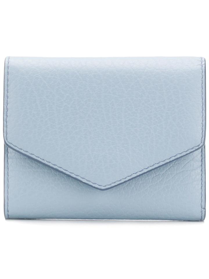 Maison Margiela Foldover Top Wallet - Blue