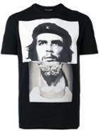 Neil Barrett Che Guevara Statue Print T-shirt, Men's, Size: Large, Black, Cotton