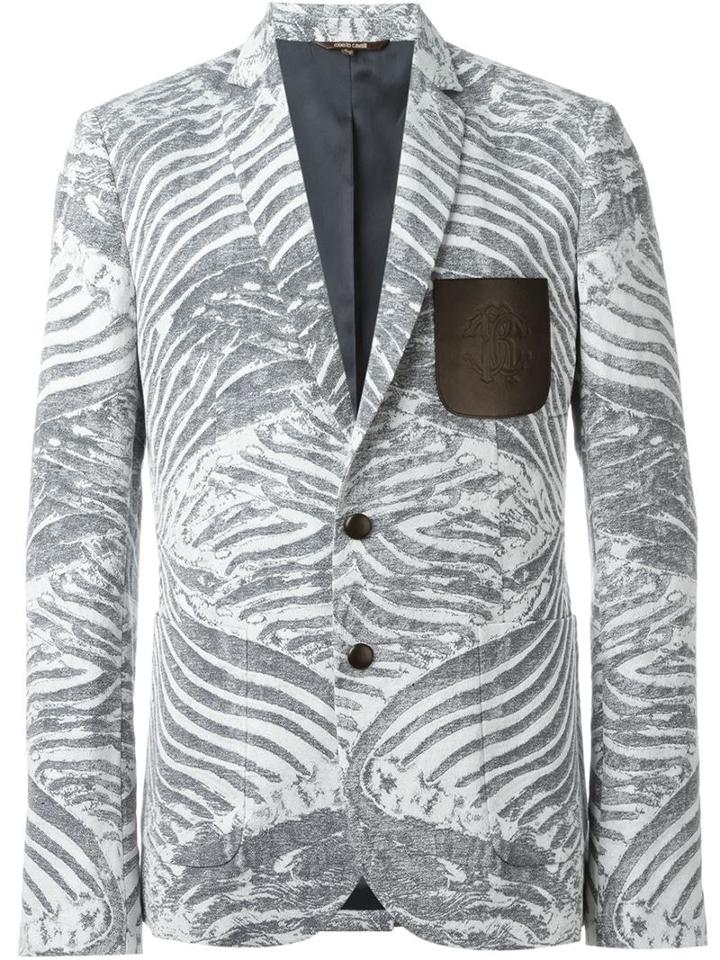 Roberto Cavalli Zebra Print Blazer