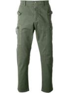 No21 Cargo Trousers, Men's, Size: 52, Green, Cotton/spandex/elastane