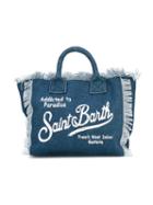 Mc2 Saint Barth Kids - Denim 'colette' Beach Bag - Kids - Cotton - One Size, Blue