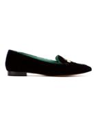 Blue Bird Shoes Suede Bugs Loafers - Black