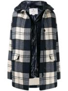 Woolrich Oversized Double-layer Coat - Blue
