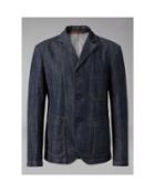 Giorgio Armani Garment-dyed Denim Jacket - Unavailable