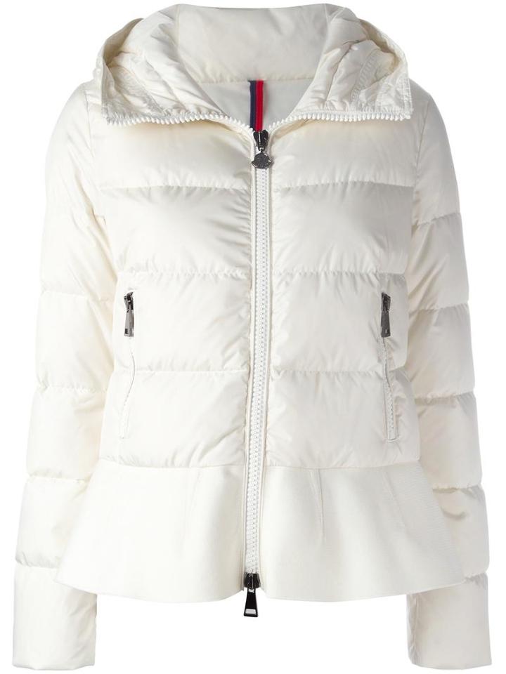Moncler 'nesea' Padded Jacket, Women's, Size: 3, White, Polyamide/nylon/feather Down