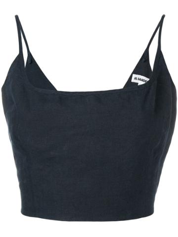 Jil Sander Vintage Cropped Top - Blue