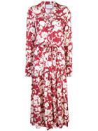 Alexis Ambrosia Floral-print Dress - Red