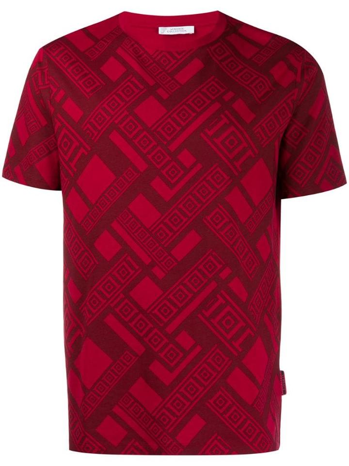 Versace Collection Greece Fantasy T-shirt - Red