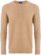 Drumohr Round Neck Jumper - Brown
