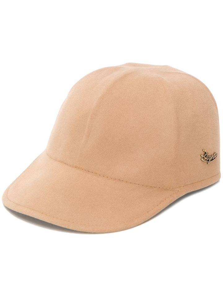 Ermenegildo Zegna Logo Plaque Cap - Neutrals
