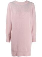 Blumarine Knitted Jumper Dress - Pink