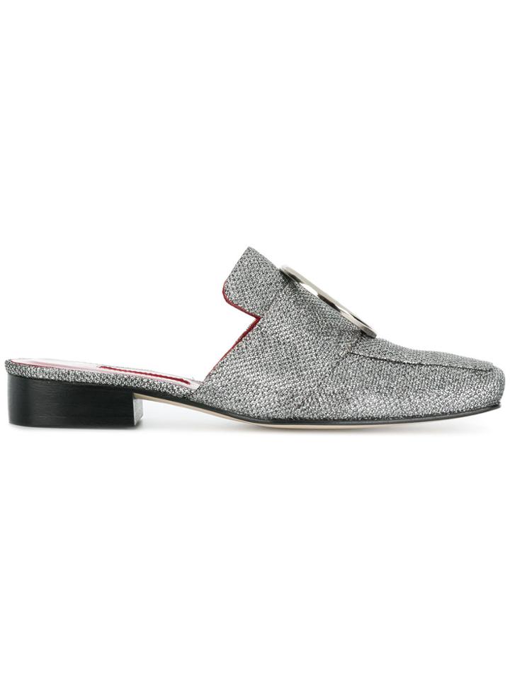 Dorateymur Oversized Ring Slippers - Metallic