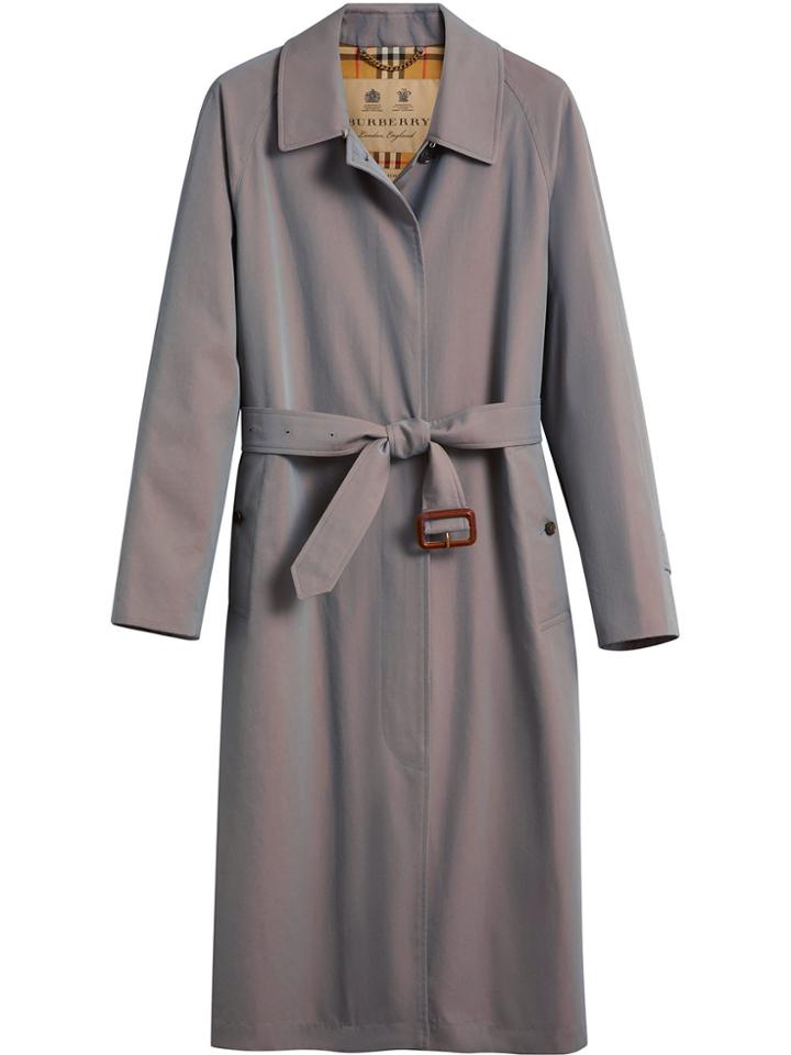 Burberry The Brighton - Extra-long Car Coat - Grey