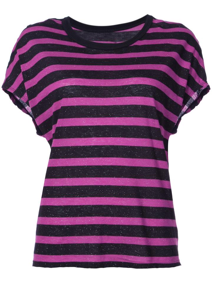 Rta Striped Short-sleeve T-shirt - Pink & Purple