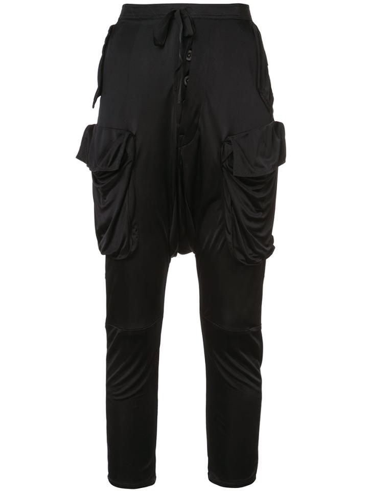 Unravel Project Cargo Pocket Trousers - Black