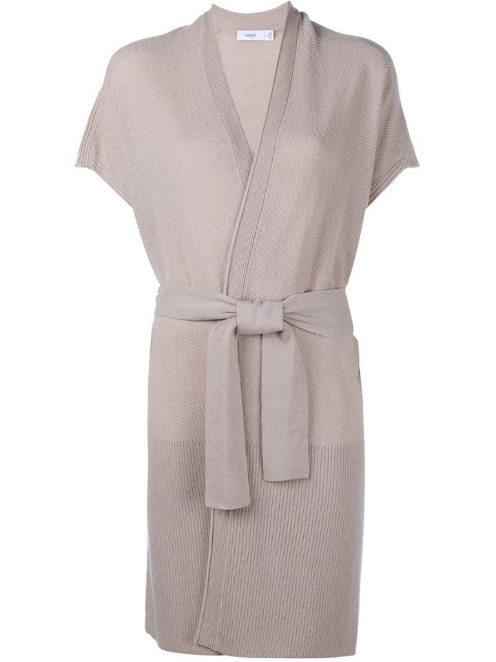 Vince Short Sleeve Belted Duster Cardigan