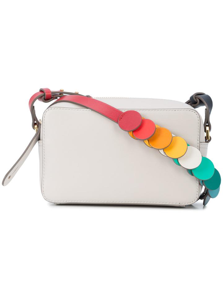 Anya Hindmarch Rainbow Strap Shoulder Bag - Grey