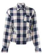 Each X Other Fitted Flannel Shirt - Blue