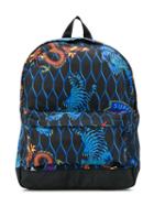 Kenzo Kids Tiger Dragon Print Backpack - Black