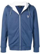 Ps By Paul Smith Zipped Hoodie - Blue