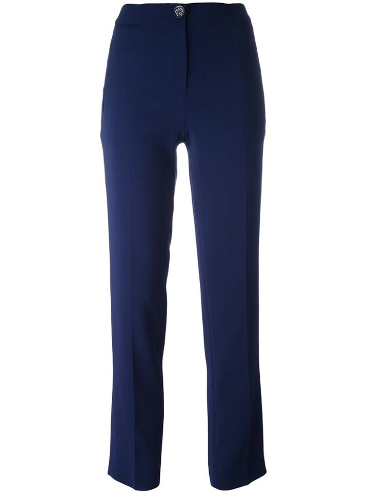 Blumarine Classic Trousers - Blue