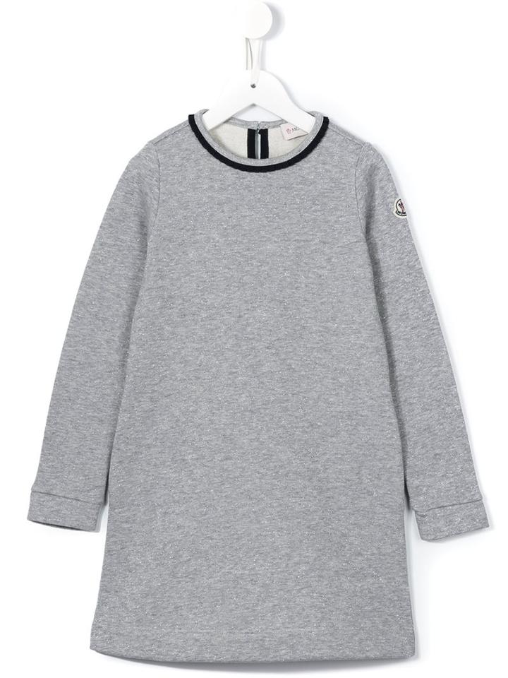 Moncler Kids Sweatshirt Dress, Girl's, Size: 6 Yrs, Grey