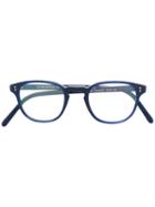 Oliver Peoples - 'fairmont' Square Frame Glasses - Unisex - Acetate - 45, Blue, Acetate