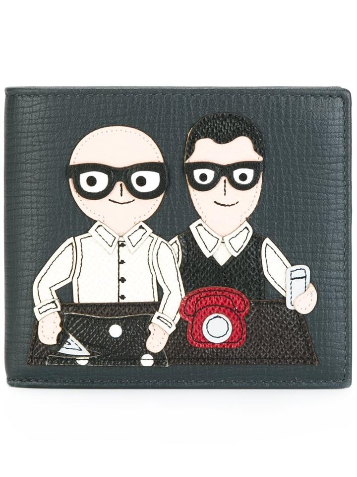 Dolce & Gabbana Designer's Patch Wallet
