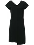 Helmut Lang Asymmetric Hem Dress - Black