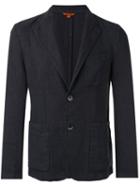 Barena Two Button Blazer, Men's, Size: 50, Grey, Cotton/linen/flax/polyester