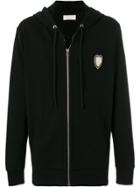 Ih Nom Uh Nit Logo Patch Zipped Hoodie - Black