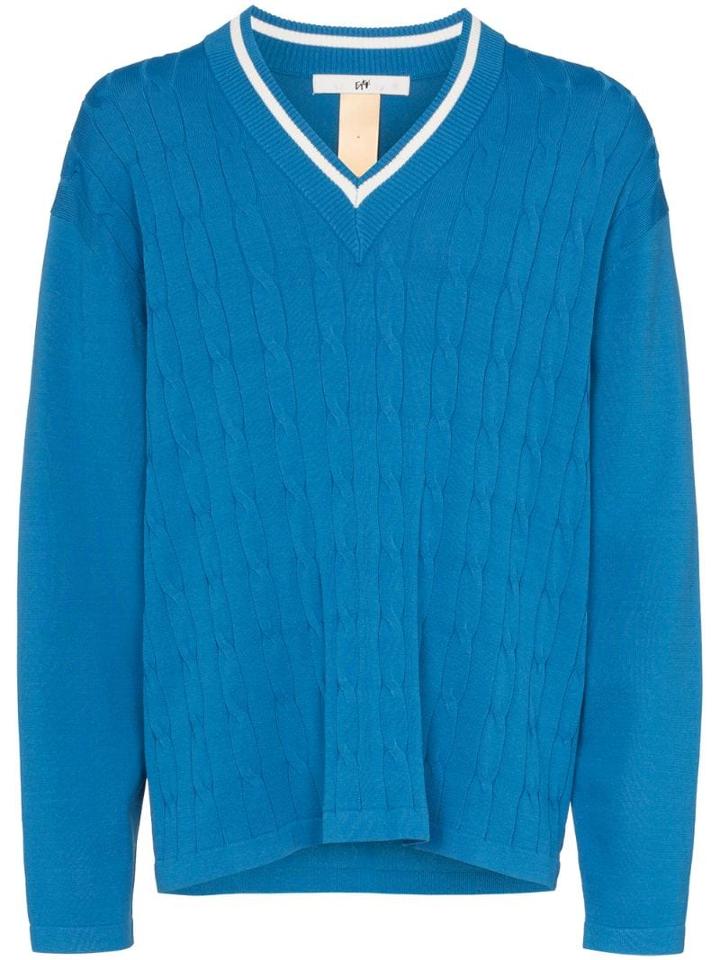 Eytys Exodus Cable-knit Sweater - Blue