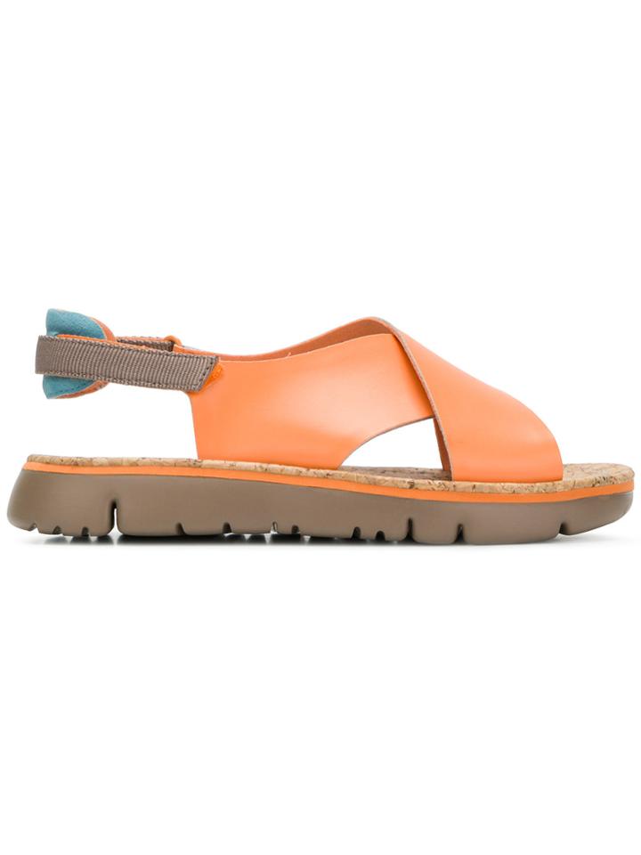 Camper Oruga Sandals - Yellow & Orange