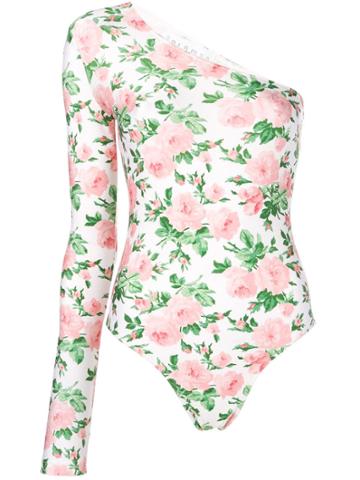 Melampo One-shoulder Bodysuit - White