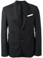 Neil Barrett Jacquard Suit, Men's, Size: 48, Black, Polyester/spandex/elastane/viscose/virgin Wool