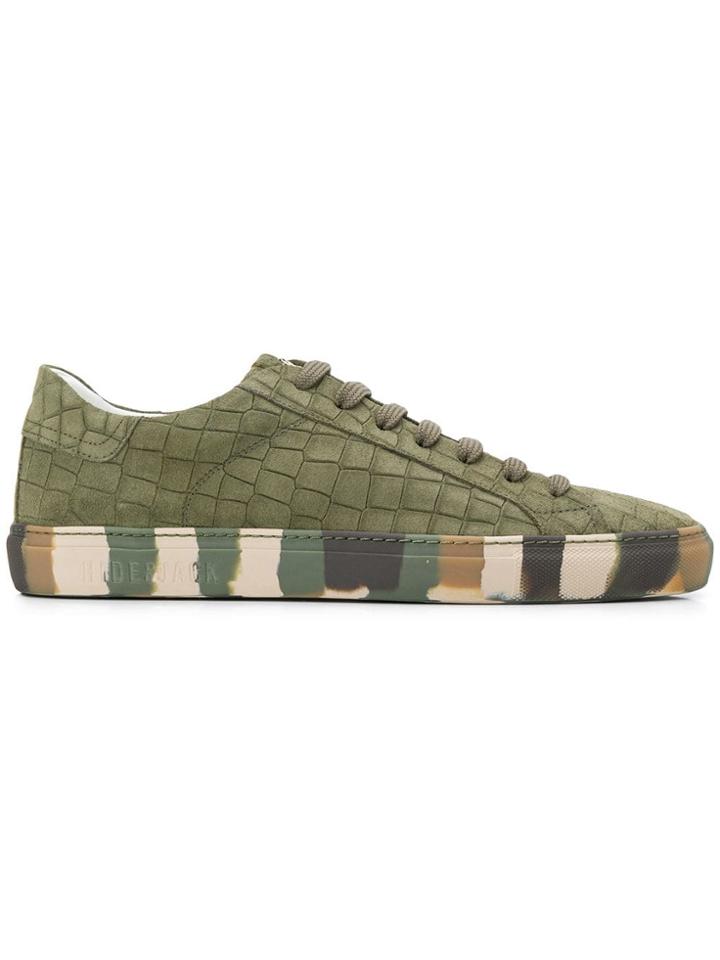 Hide & Jack Embossed Low Top Trainers - Green