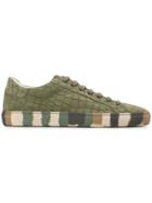 Hide & Jack Embossed Low Top Trainers - Green