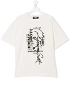 Jeremy Scott Junior Teen Graphic Print T-shirt - White