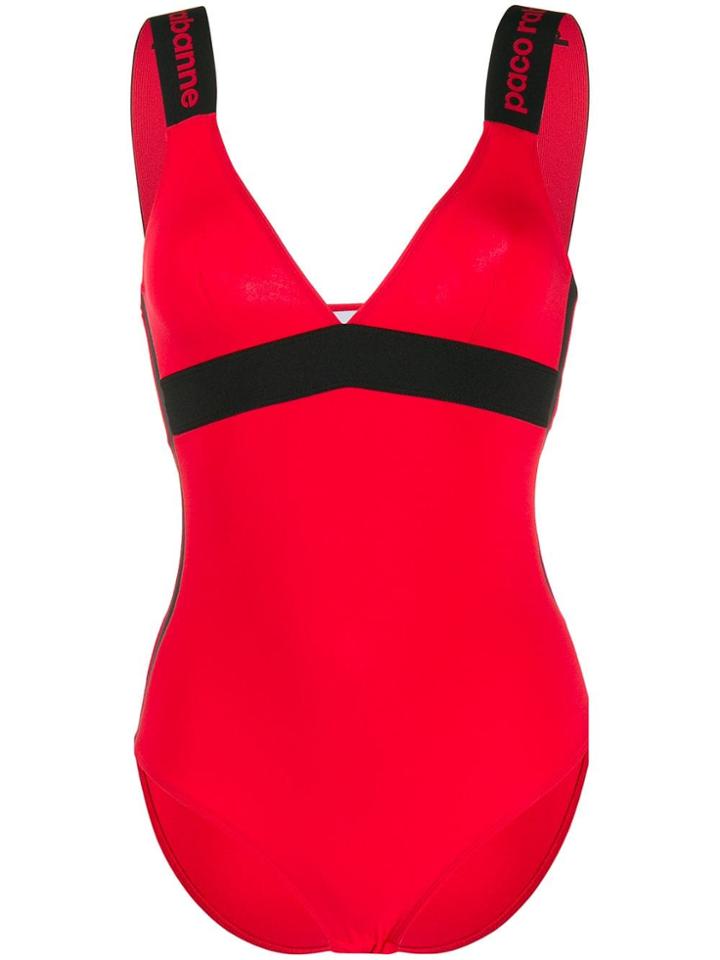 Paco Rabanne Contrast Strap Body - Red