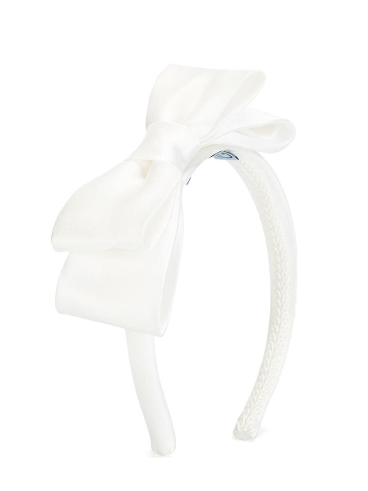 Mi Mi Sol - Bow Detail Headband - Kids - Polyester - One Size, Girl's, White