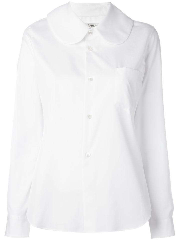 Comme Des Garçons Club Collar Shirt, Women's, Size: 40, White, Cotton