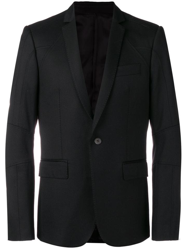 Les Hommes Les Hommes Lhf315lf401 9000-black Wool Or Fine Animal