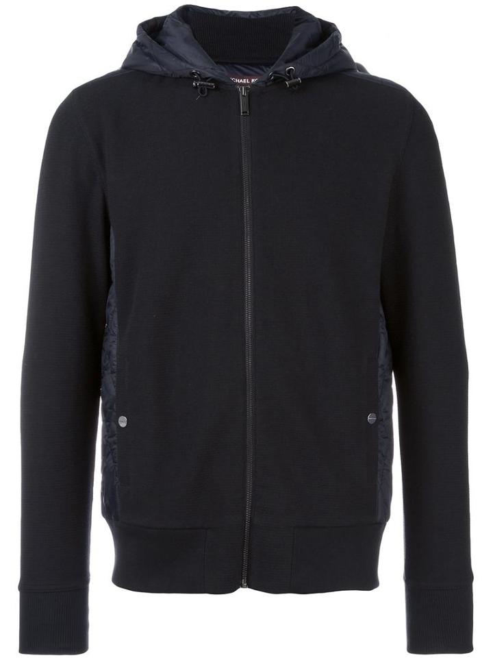 Michael Kors Hooded Jacket, Men's, Size: Small, Black, Cotton/nylon/polyester