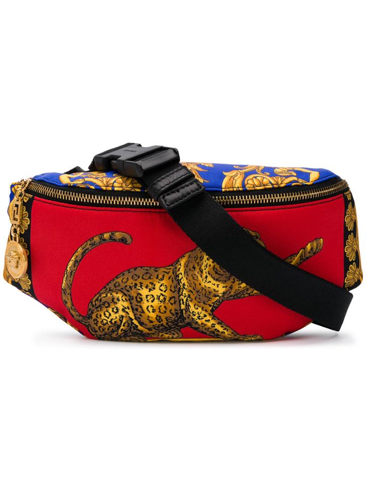 Versace Tiger Waist Bag - Blue