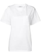Max Mara Embroidered Chest Pocket T-shirt - White